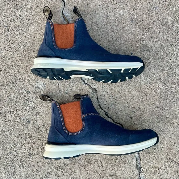 Blundstone Active Boots in Navy/Burnt Orange Size US  7 mens/9 women’s - Picture 4 of 8